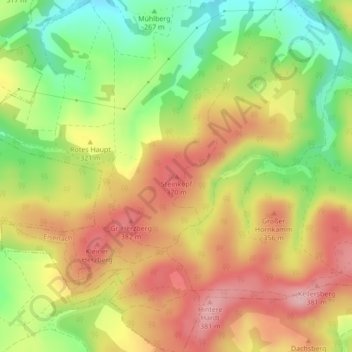 Steinkopf topographic map, elevation, terrain