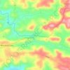 Muliyar topographic map, elevation, terrain