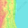 Waukegan topographic map, elevation, terrain