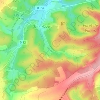 Rabas topographic map, elevation, terrain