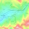 Taxiche topographic map, elevation, terrain