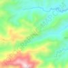 Jucbong topographic map, elevation, terrain