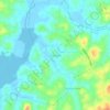 Munderi topographic map, elevation, terrain