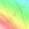 黄羊镇 topographic map, elevation, terrain