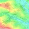 Ushaw Moor topographic map, elevation, terrain