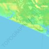 Alys Beach topographic map, elevation, terrain