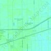 Valle Verde Colonia topographic map, elevation, terrain