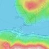 Burns Point topographic map, elevation, terrain