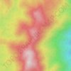Iran Mountains topographic map, elevation, terrain