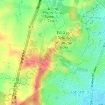 Moonrise Lookout topographic map, elevation, terrain