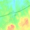 Marjorie topographic map, elevation, terrain