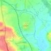 Claydon topographic map, elevation, terrain