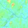 Kuala Lipis topographic map, elevation, terrain