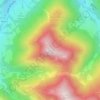 Pic de Picarre topographic map, elevation, terrain