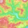Dunns topographic map, elevation, terrain