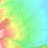 Brusch topographic map, elevation, terrain