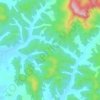 Anjeong-ri topographic map, elevation, terrain