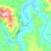 Valle Perdido topographic map, elevation, terrain