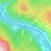 Haltdalen topographic map, elevation, terrain