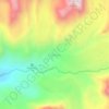 Chukhung topographic map, elevation, terrain