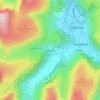 Seatoller topographic map, elevation, terrain