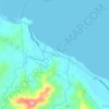 Uyong topographic map, elevation, terrain