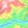 Santa Marinha do Zêzere topographic map, elevation, terrain