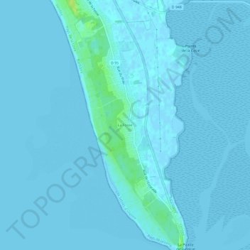 La Fosse topographic map, elevation, terrain