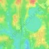 Compass Lake topographic map, elevation, terrain