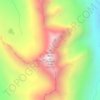 Maroon Bells topographic map, elevation, terrain