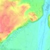 Satolas topographic map, elevation, terrain