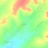 Jinnaram topographic map, elevation, terrain
