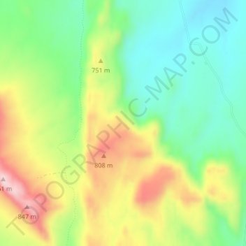 Valley of Fire State Park topographic map, elevation, terrain