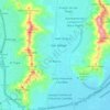 San Diego topographic map, elevation, terrain