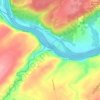 Lumberville topographic map, elevation, terrain