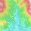 Monti topographic map, elevation, terrain