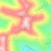 Frozen Head topographic map, elevation, terrain