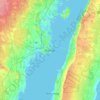 Kalmar topographic map, elevation, terrain