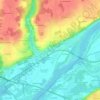 Le Bourg topographic map, elevation, terrain