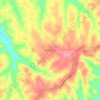 Maple Spring topographic map, elevation, terrain