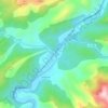 Crémenes topographic map, elevation, terrain