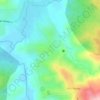 Kaffa topographic map, elevation, terrain