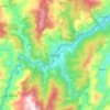 Bontoc topographic map, elevation, terrain