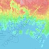 Karlskrona topographic map, elevation, terrain