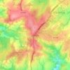 Hartley topographic map, elevation, terrain