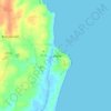 Cahore topographic map, elevation, terrain