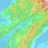 Upper Hutt topographic map, elevation, terrain