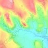 Chrome Hill topographic map, elevation, terrain