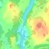 Colebrook topographic map, elevation, terrain
