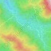 Dante topographic map, elevation, terrain